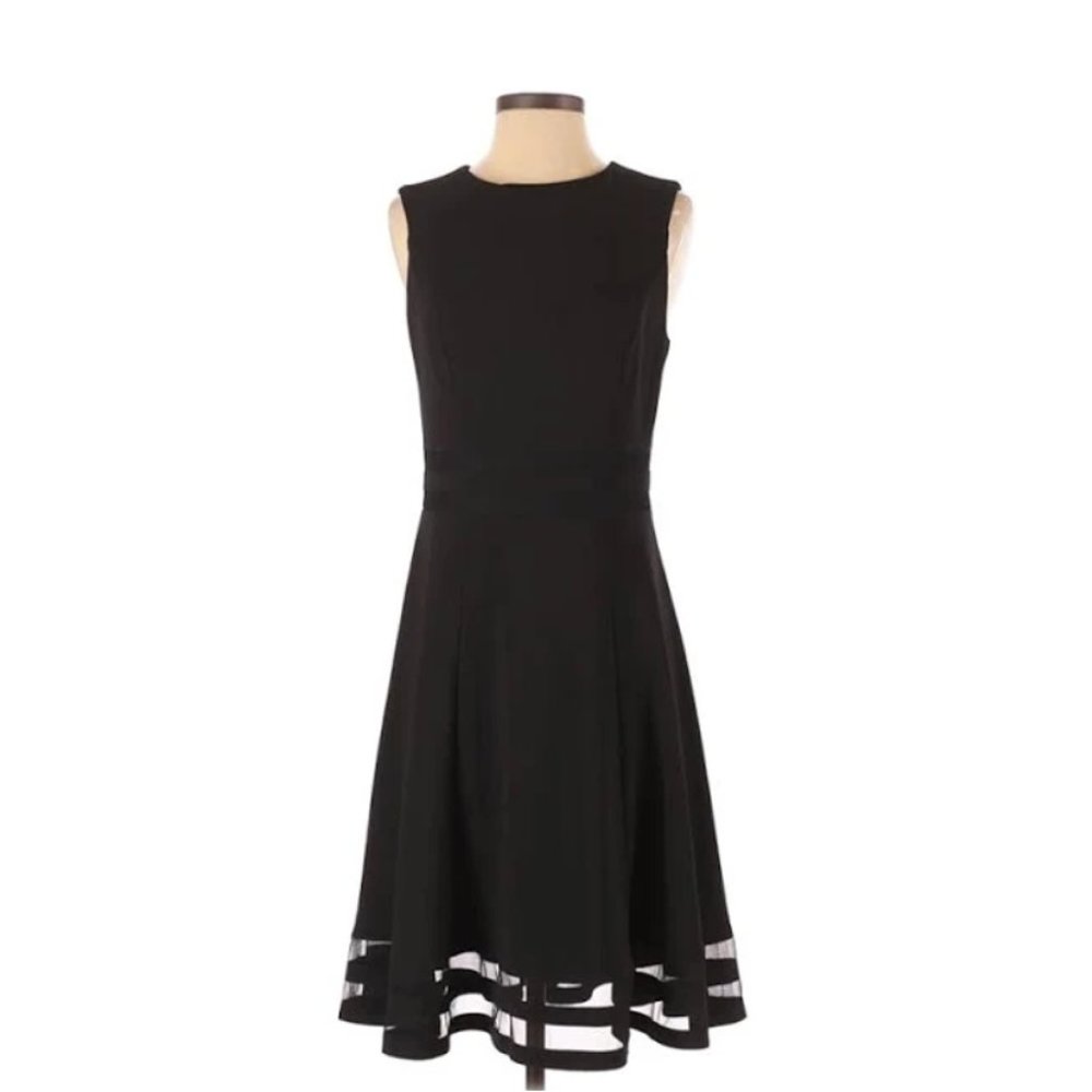 White House | Black Market A-Line Black Dress